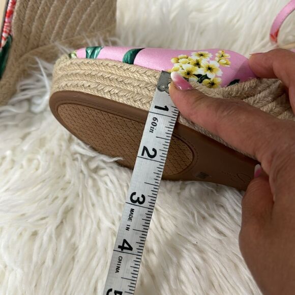 JESSICA SIMPSON FLORAL ESPADRILLES SIZE 9M NWOT - Picture 10 of 11